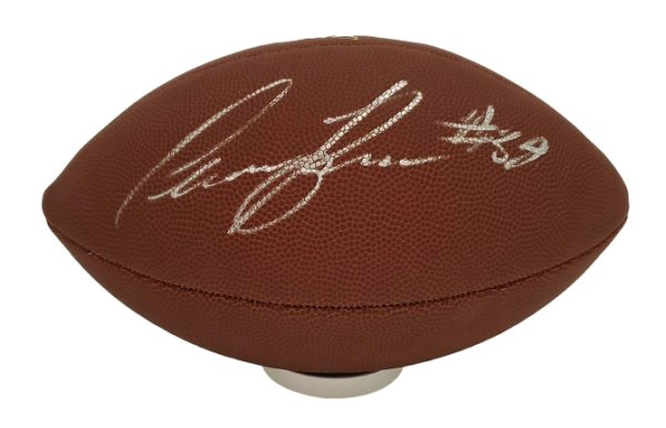 Chase Brown Cincinnati Bengals Autographed Signed NFL Supergrip Football - Beckett Authentic 