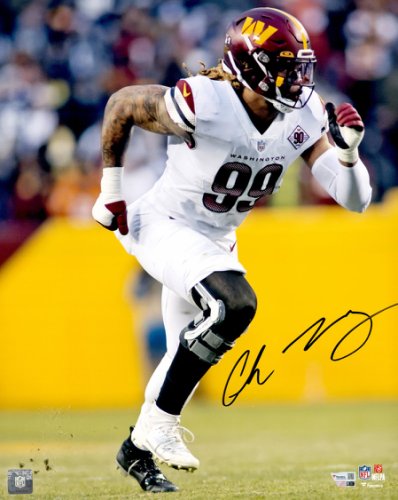 Chase Young Autographed Signed 16X20 Photo Washington Commanders Fanatics Holo #233361 