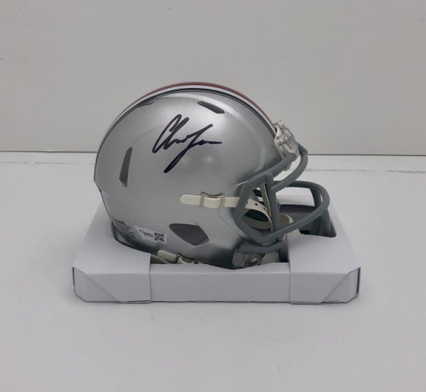 Chase Young Ohio State Buckeyes Autographed Signed Speed Mini Helmet - Fanatics Authentic
