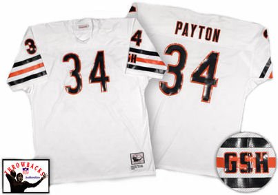 Walter Payton Autographed and Framed White Bears Jersey – Super