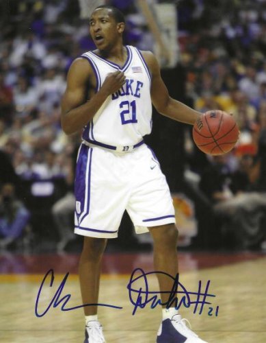 Chris Duhon Autographed Signed 8X10 Duke University Photo - Autographs 