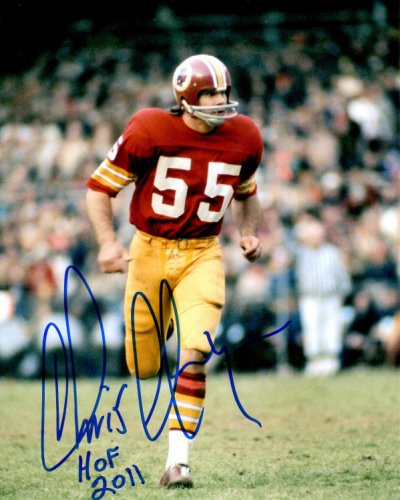 Chris Hanburger Autographed Signed 8X10 Washington Redskins Photo - Autographs
