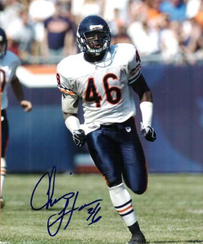 Chris Harris Autographed Signed Photo - Chicago Bears - Autographs 