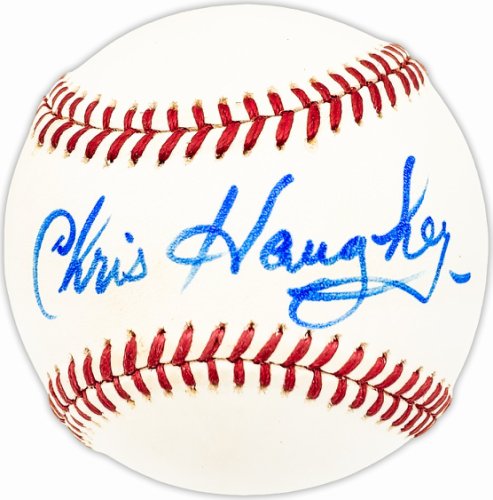 Chris Haughey Autographed Signed Official Nl Baseball Brooklyn Dodgers Beckett Beckett Qr #Bm25313 