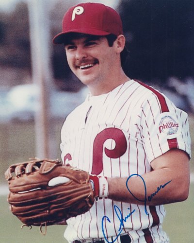 Chris James Autographed Signed 8X10 Philadelphia Phillies Photo - Autographs