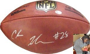 Chris Johnson Autographed Signed NFL Wilson Official Duke Football #28 (Arizona Cardinals/Tennessee Titans) 