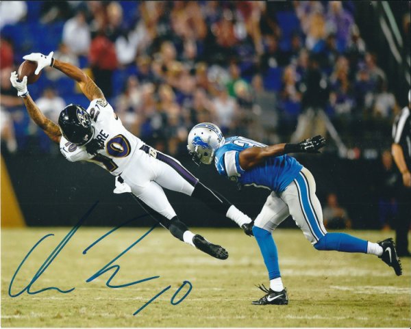 Chris Moore Autographed Signed 8X10 Baltimore Ravens Photo - Autographs 