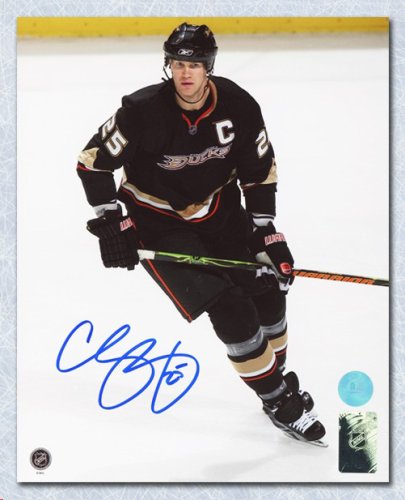 Chris Pronger Autographed Signed Anaheim Ducks Game Action 8x10 Photo