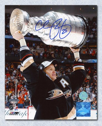 Chris Pronger Autographed Signed Anaheim Ducks Stanley Cup 8x10 Photo