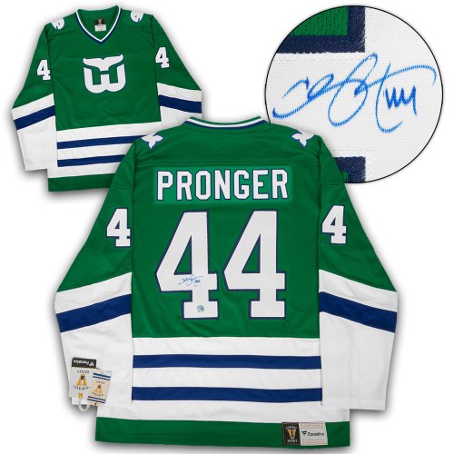 Chris Pronger Autographed Signed Hartford Whalers Throwback Breakaway Jersey