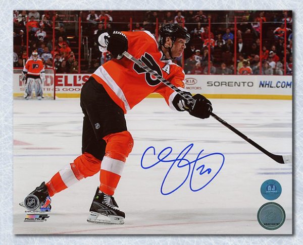 Chris Pronger Autographed Signed Philadelphia Flyers Game Action 8x10 Photo