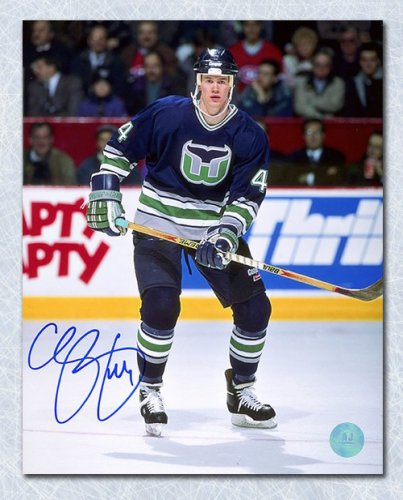 Chris Pronger Hartford Whalers Autographed Signed Rookie 8x10 Photo