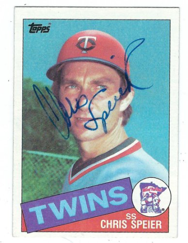 Chris Speier Autographed Signed 1985 Topps Card - Autographs