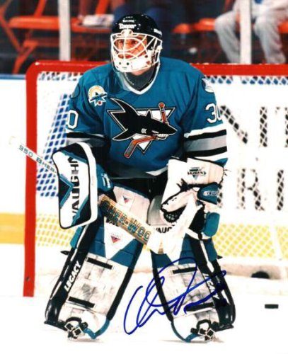 Chris Terreri Autographed Signed San Jose Sharks Photo - Autographs