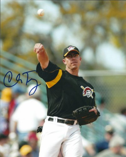Chris Truby Autographed Signed 8X10 Pittsburgh Pirates Photo - Autographs 