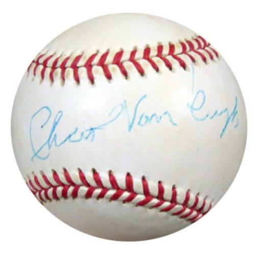 Chris Van Cuyk Autographed Signed Official Nl Baseball Brooklyn Dodgers PSA/DNA 
