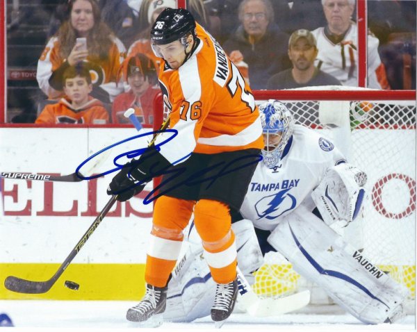 Chris Vandevelde Autographed Signed 8X10 Philadelphia Flyers Photo - Autographs