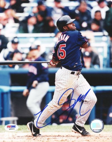 Christian Guzman Autographed 8X10 Photo Minnesota Twins PSA/DNA