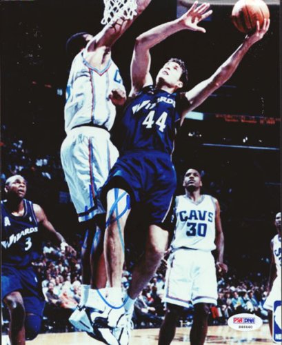 Christian Laettner Autographed 8X10 Photo Washington Wizards PSA/DNA