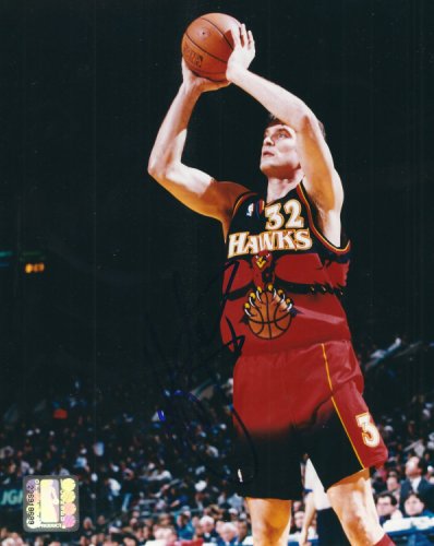 Christian Laettner Autographed Signed 8X10 Atlanta Hawks Photo - Autographs 