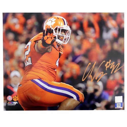 Christian WIlkins Clemson Autographed Signed 8x10 Photo Heisman Pose Orange Certified Authentic 