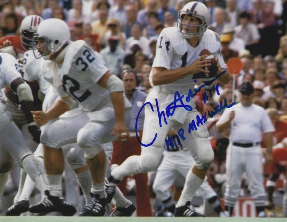 Chuck Fusina Autographed Signed "1978 Maxwell" 8X10 Penn State Photo - Autographs