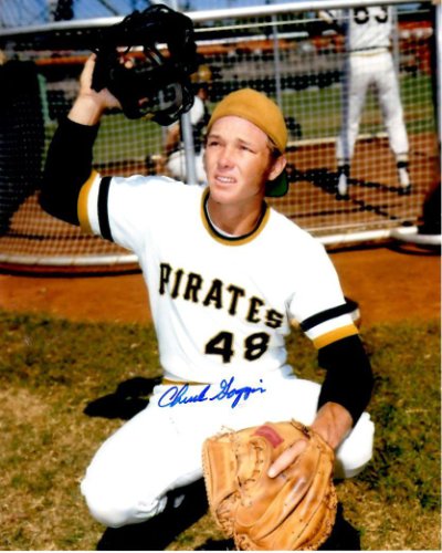 Chuck Goggin Autographed Signed 8X10 Pittsburgh Pirates Photo - Autographs 