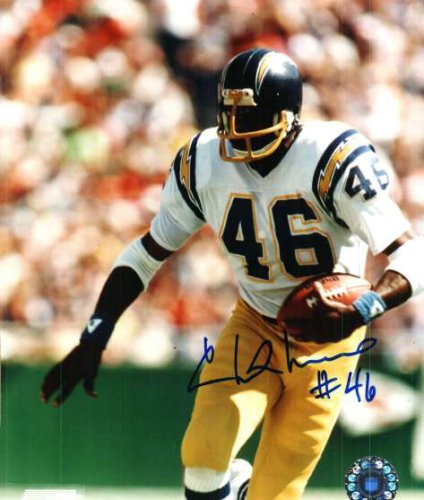 Chuck Muncie Autographed Signed 8X10 San Diego Chargers Photo - Autographs 