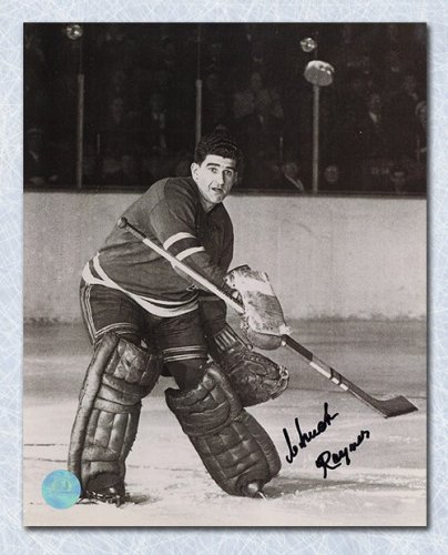 Chuck Rayner New York Rangers Autographed Signed Goalie Action 8x10 Photo