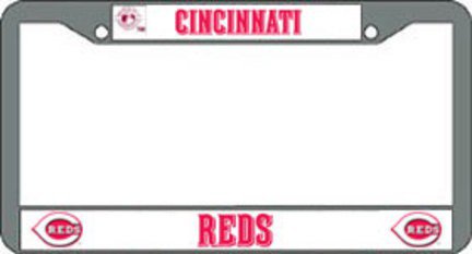 Cincinnati Reds CHROME License Plate Frame
