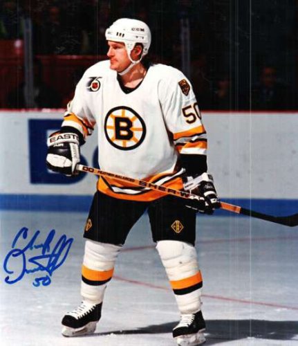 Clark Donatelli Autographed Signed Boston Bruins Photo - Autographs 
