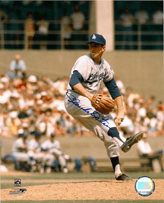 Claude Osteen Autographed Signed 11 X 14 Los Angeles Dodgers Photo - Autographs