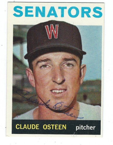Claude Osteen Autographed Signed 1964 Topps Card - Autographs