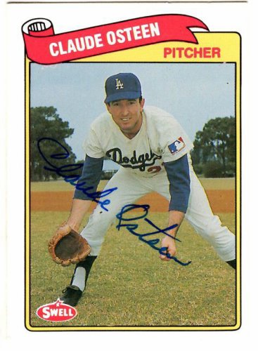 Claude Osteen Autographed Signed 1989 Swell Baseball Greats Card - Autographs