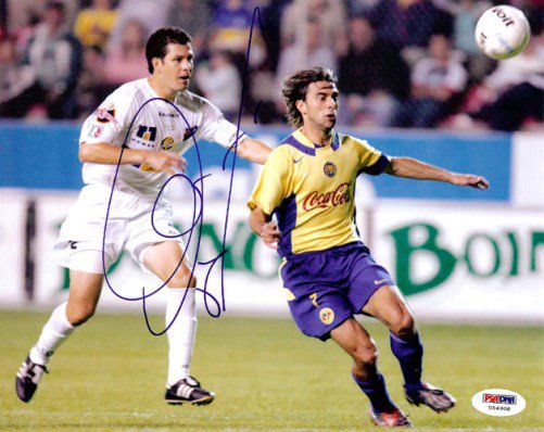 Claudio Lopez Autographed Signed 8X10 Photo Argentina PSA/DNA 