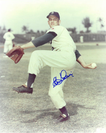 Clem Labine Autographed Signed Brooklyn Dodgers 8x10 Photo (deceased-pitching) 