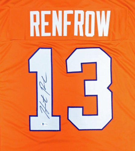 Clemson Tigers Hunter Renfrow Autographed Signed Orange Jersey Beckett Beckett 