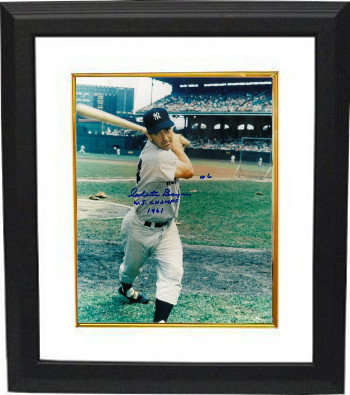 Clete Boyer Autographed Signed New York Yankees 8x10 Photo Custom Framing - JSA Hologram WS Champs 1961 (deceased) 