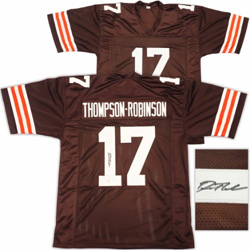 Cleveland Browns Dorian Thompson-Robinson Autographed Signed Brown Jersey Beckett Beckett Witness #233370 