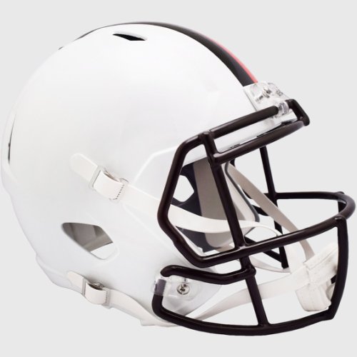 Cleveland Browns Speed Replica Football Helmet 2023 White Out