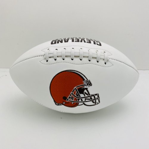 Cleveland Browns White Panel Football 