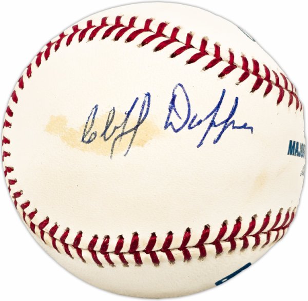 Cliff Dapper Autographed Signed Official MLB Baseball Brooklyn Dodgers #225757 