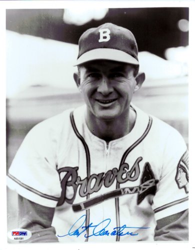 Clint Conatser Autographed Signed 8X10 Photo Boston Braves PSA/DNA 