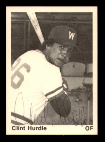 Clint Hurdle Autographed 1976 Tcma Rookie Card Waterloo Royals #231152