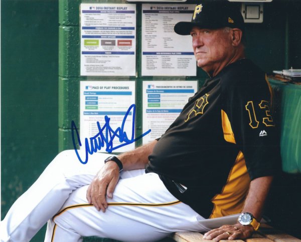 Clint Hurdle Autographed Signed 8X10 Pittsburgh Pirates Photo - Autographs