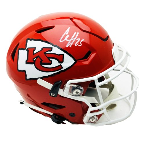 Kansas City Chiefs Autographed Full Size Helmets | Signed Helmets