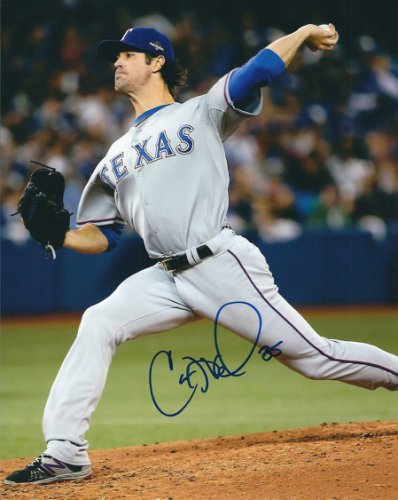 Cole Hamels Autographed Signed 8X10 Texas Rangers Photo Autographs