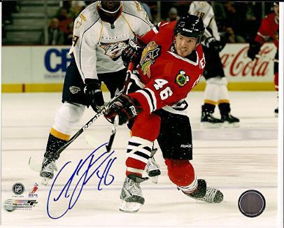 Colin Fraser Autographed Signed Photo - Chicago Blackhawks - Autographs