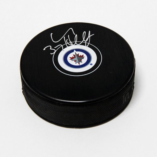 Connor Hellebuyck Autographed Signed Winnipeg Jets Hockey Puck