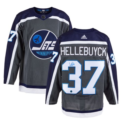 Connor Hellebuyck Autographed Signed Winnipeg Jets Reverse Retro adidas Jersey